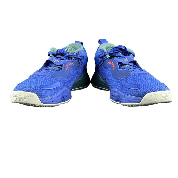 Adidas Men's D.O.N. Issue #3 Sonic Ink Solar Red Shoes H69014 Size 7.5 - Picture 8 of 10